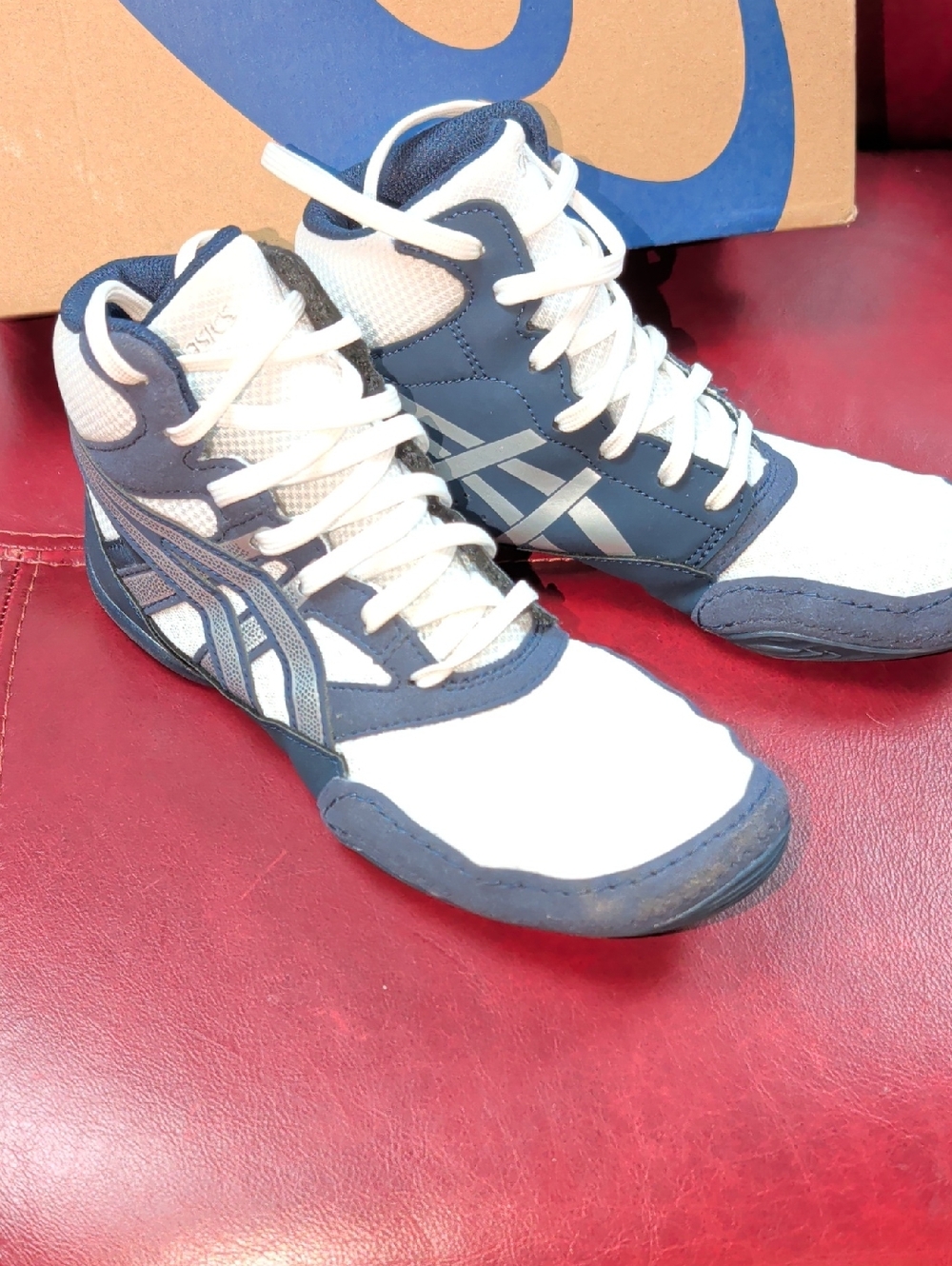 ASICS Kid's Snapdown 4 Grade School Wrestling Shoes Sneakers Boy's Size 5